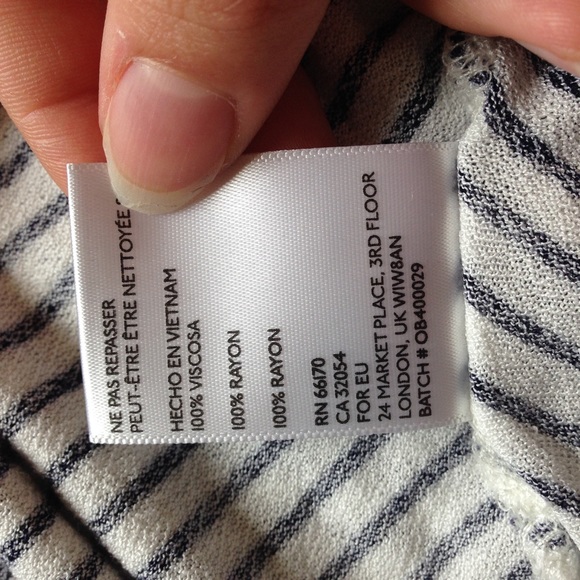 UO Kimchi Blue striped tank crop top shirt S - Picture 6 of 7